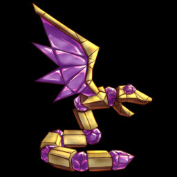 Crystal Stonake Statue