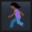 Woman Running - Dark Skin Tone