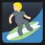 Man Surfing - Medium-Light Skin Tone
