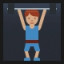 Person Lifting Weights - Medium Skin Tone