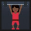 Woman Lifting Weights - Dark Skin Tone