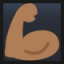 Flexed Biceps - Medium-Dark Skin Tone
