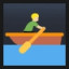 Man Rowing Boat - Medium-Light Skin Tone