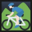Man Mountain Biking - Light Skin Tone