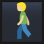 Man Walking - Medium-Light Skin Tone