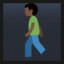Man Walking - Dark Skin Tone