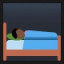 Person in Bed - Dark Skin Tone