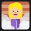 Woman in Steamy Room - Medium-Light Skin Tone