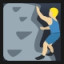 Man Climbing - Medium-Light Skin Tone
