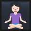 Woman in Lotus Position - Light Skin Tone