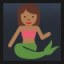 Merperson - Medium-Dark Skin Tone