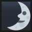 First Quarter Moon With Face