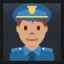 Man Police Officer - Medium Skin Tone
