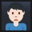 Man Frowning - Light Skin Tone