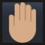 Raised Back of Hand - Medium Skin Tone