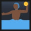 Person Playing Water Polo - Dark Skin Tone
