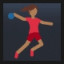 Person Playing Handball - Medium-Dark Skin Tone