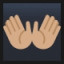 Open Hands - Medium Skin Tone