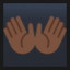 Open Hands - Dark Skin Tone