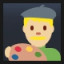 Man Artist - Medium-Light Skin Tone