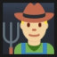 Man Farmer - Medium-Light Skin Tone