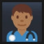 Man Health Worker - Medium-Dark Skin Tone