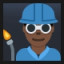 Man Factory Worker - Dark Skin Tone