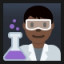 Man Scientist - Dark Skin Tone