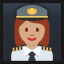 Woman Pilot - Medium Skin Tone