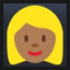 Blond-Haired Woman - Medium-Dark Skin Tone