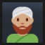 Person Wearing Turban - Medium Skin Tone