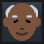 Old Man - Dark Skin Tone