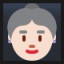 Old Woman - Light Skin Tone