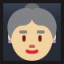 Old Woman - Medium-Light Skin Tone