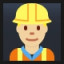 Man Construction Worker - Medium-Light Skin Tone