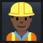 Construction Worker - Dark Skin Tone