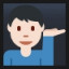 Man Tipping Hand - Light Skin Tone