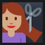 Person Getting Haircut - Medium Skin Tone