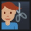 Man Getting Haircut - Medium Skin Tone
