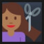 Person Getting Haircut - Medium-Dark Skin Tone