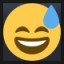 Smiling Face With Open Mouth & Cold Sweat