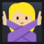 Person Gesturing No - Medium-Light Skin Tone