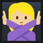 Woman Gesturing No - Medium-Light Skin Tone
