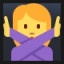 Woman Gesturing No
