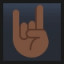 Sign of the Horns - Dark Skin Tone