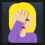 Person Facepalming - Medium-Light Skin Tone