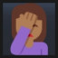 Woman Facepalming - Medium-Dark Skin Tone