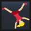 Person Cartwheeling - Medium-Light Skin Tone