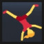 Woman Cartwheeling