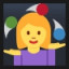 Woman Juggling